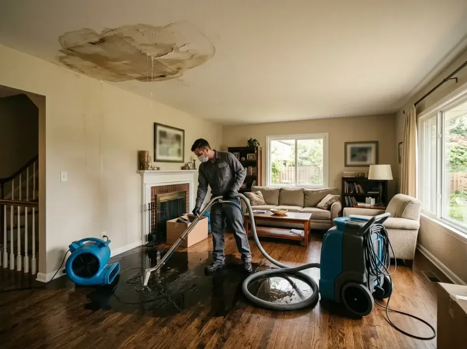attic-pipe-burst-ceiling-drip-008 — frequently asked questions, Water Damage Restoration & Carpet Care in Davidson, NC